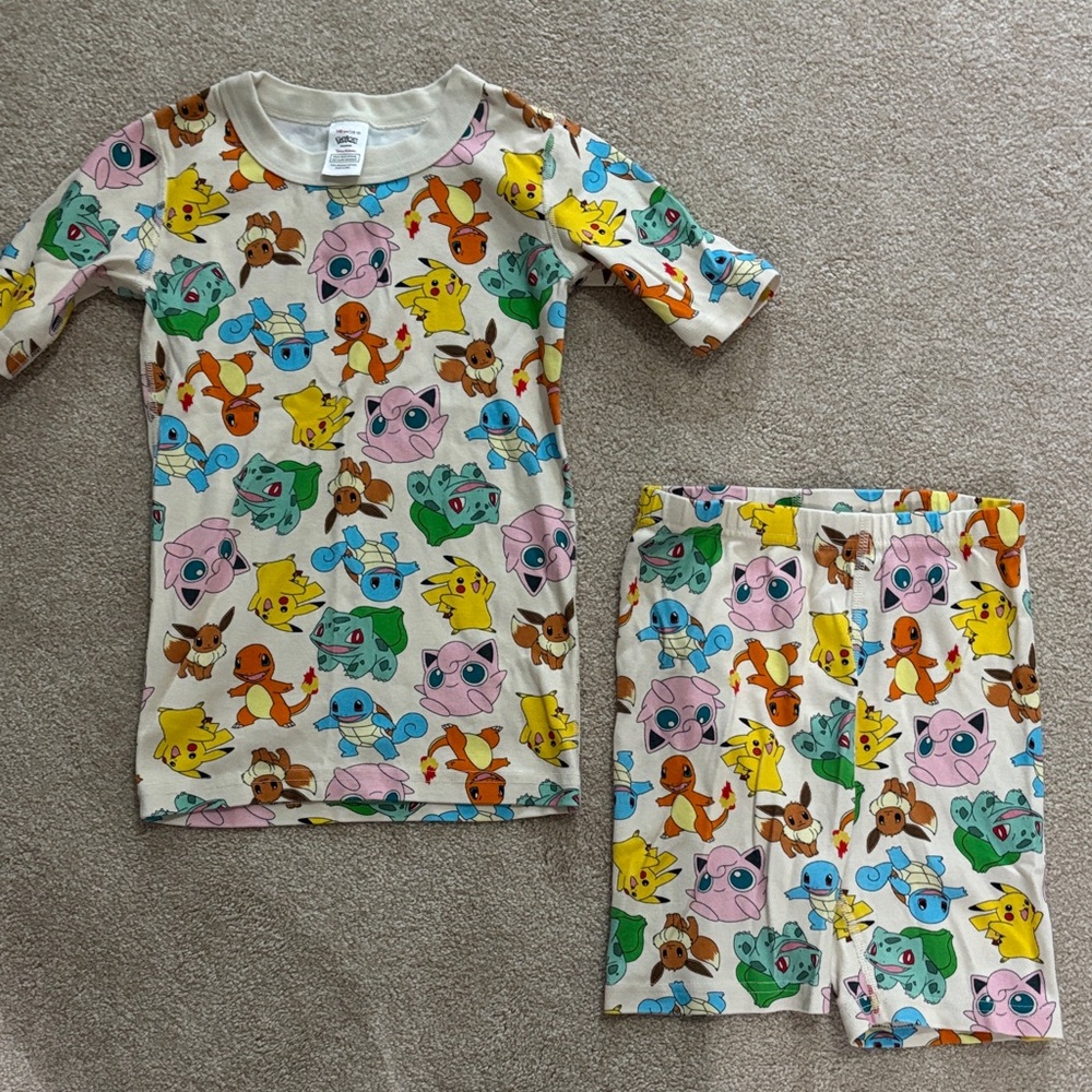 Hanna Andersson Pokemon Pajama Set - Size 10, 140cm